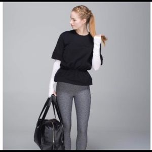 Lululemon Black Peplum Pullover